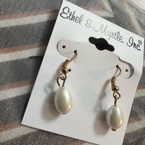 Ethel & Myrtle Pearl Drop Earrings